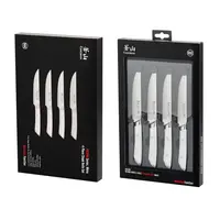 Cangshan, Helena Series 4pc Steak Knife Set, White Handle