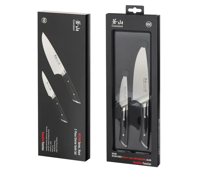 Cangshan, Helena Series 2pc Starter Set Black Handle