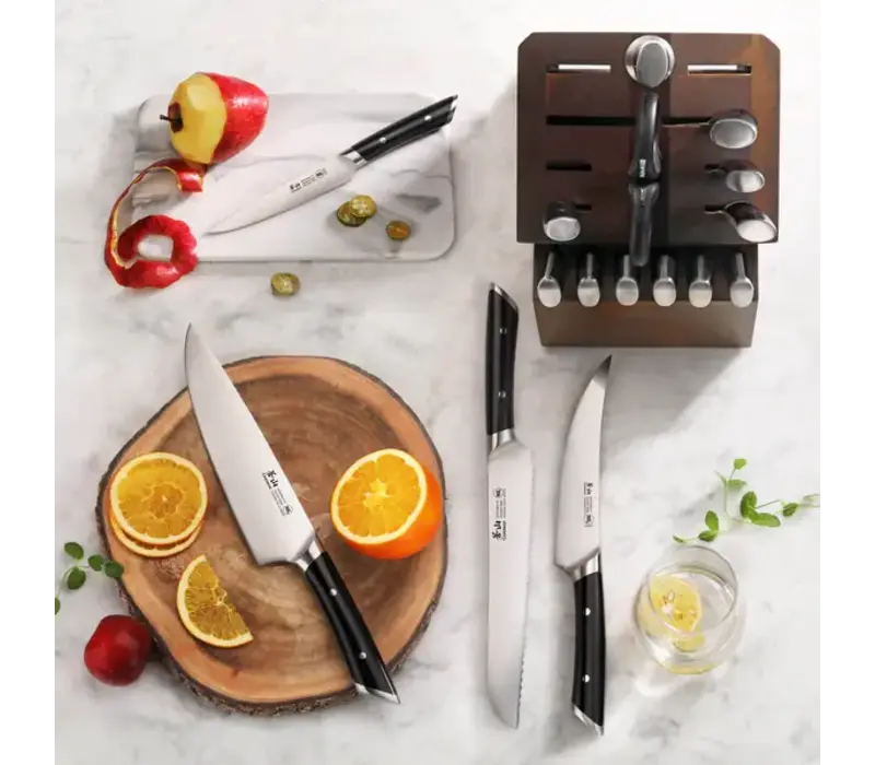 Cangshan, Helena Series 23pc Block Set Black Handle