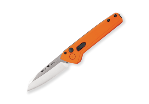 Buck Buck Deploy Auto, Wharncliffe Blade, Orange