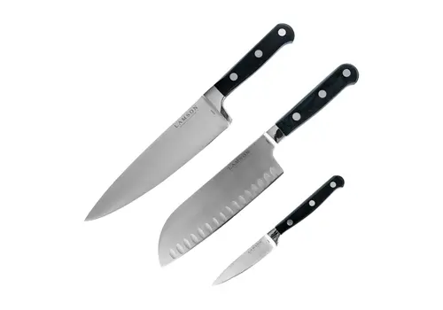 Lamson Lamson, Midnight Series 3 Piece Premier Forged Cook’s Set
