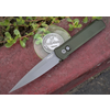 Pro-Tech Knives, LLC 920GREEN--Pro-Tech, Godfather, Green Handle, Bead Blasted Blade