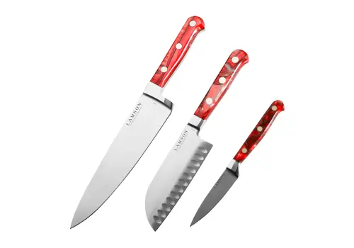 Lamson Lamson, Fire Series 3-Piece Premier Forged Cook’s Set
