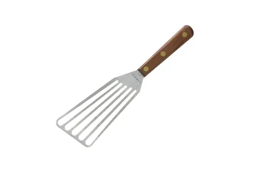 Lamson Lamson 4" x 9" Jumbo Slotted Chef's Turner with Walnut Handle Right Handed