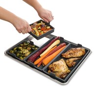 HIC Kitchen Non-Stick Sheet Pan Dividers, 4-Piece Set