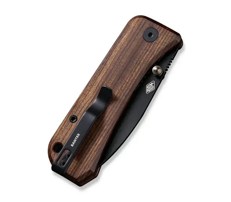 WE Knife Banter Cuibourtia Wood Handle CPM S35VN Steel