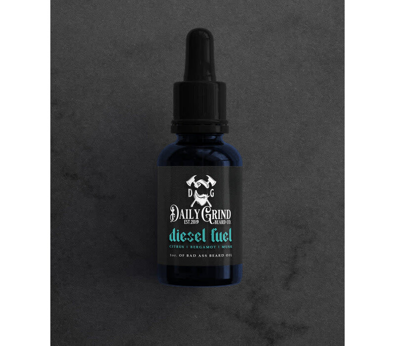 Daily Grind Beard Oil  Diesel Fuel Citrus, Florals, Woody Spice and Musk