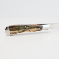 (CONSIGNMENT) 050624700--Halfmann, Single Blade Trapper w/ CPM 154 Mammoth Ivory Handle
