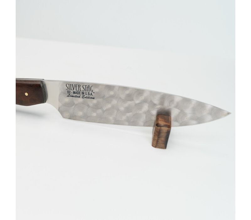 WCFC6.5C--Silver Stag, FT Carver Limited Edition D2 Jeweled Blade and Snake Wood Handle