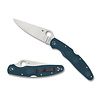 Spyderco Knives Spyderco Police 4 Blue Lightweight K390 Plainedge