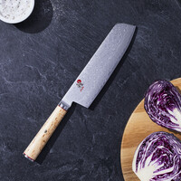 Zwilling Miyabi Birchwood SG2 7" Nakiri Damascus
