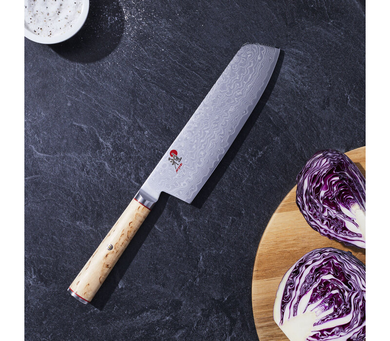 Zwilling Miyabi Birchwood SG2 7" Nakiri Damascus