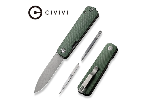 Civivi Civivi, Sendy Flipper Micarta Handle, Nitro V