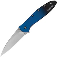 Kershaw Leek Assisted Blue & Black Gradient, MagnaCut