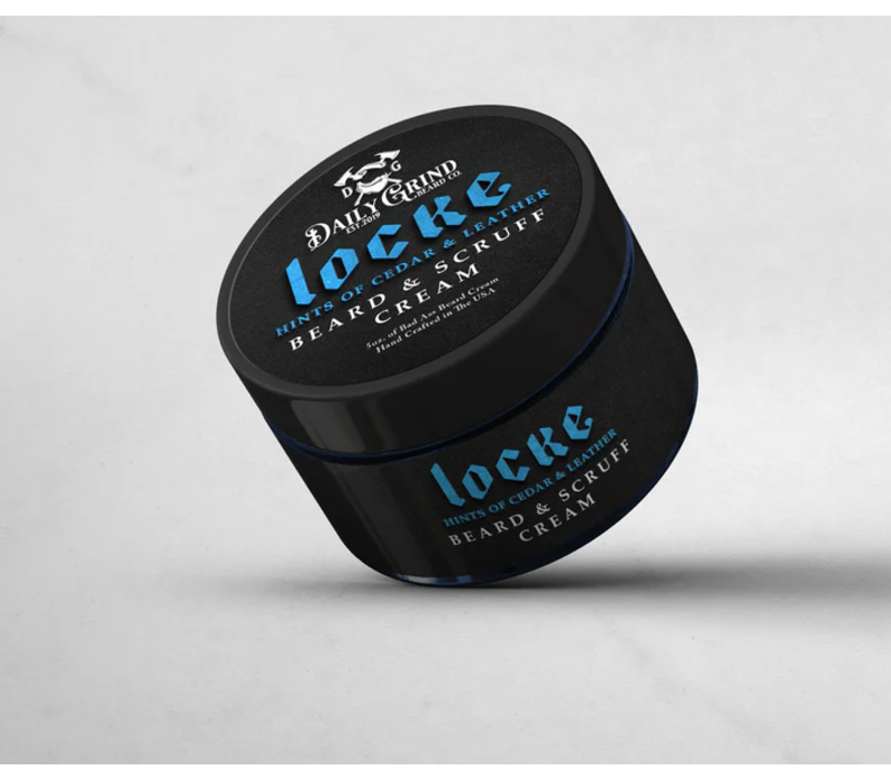 Daily Grind Beard & Scruff Cream Locke Cedar & Leather