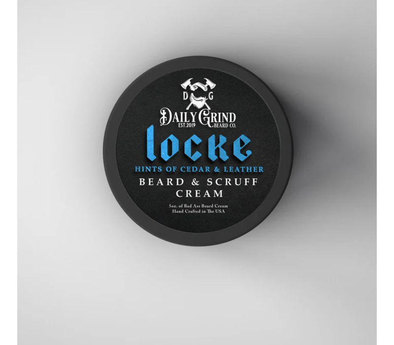 Daily Grind Beard & Scruff Cream Locke Cedar & Leather