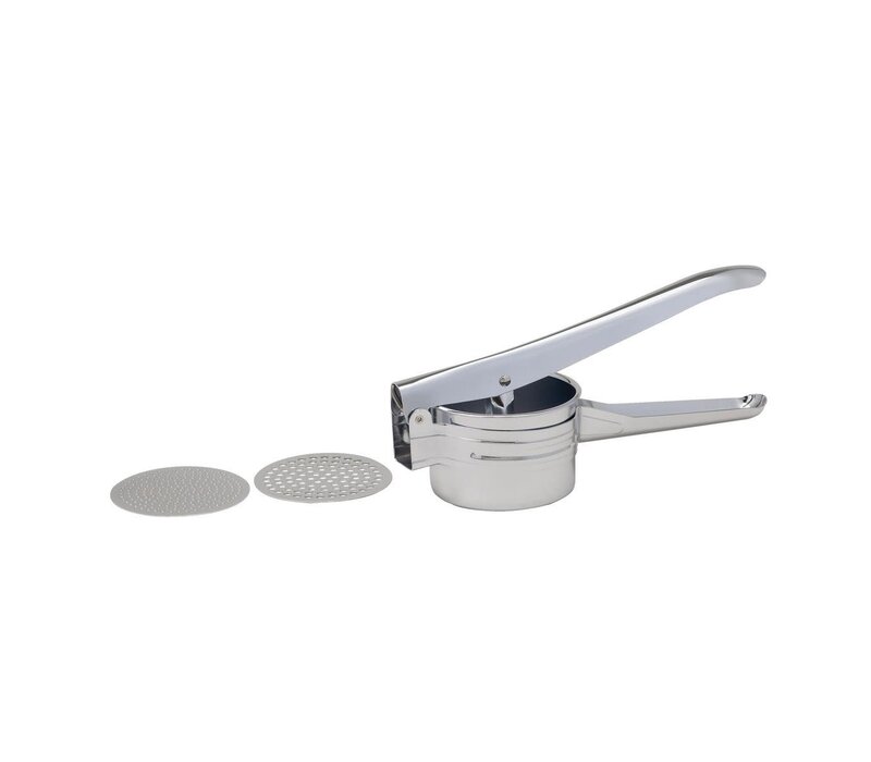 HIC, Kitchen Potato Ricer with 2 Interchangeable Discs Blades
