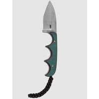 CRKT Minimalist Spear Point, Black and Green Micarta, 8Cr13MoV