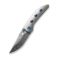WE KNIFE Attor Titanium Handle & Damasteel