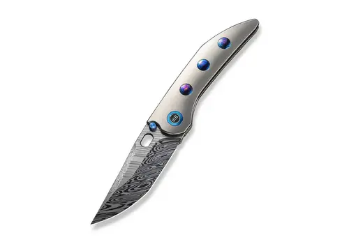 WE Knife Co. WE KNIFE Attor Titanium Handle & Damasteel