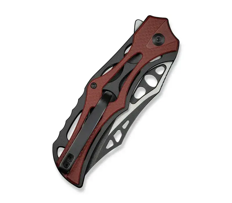 Civivi Biophase, Aluminum & Maroon G10 Handle Nitro-V Steel