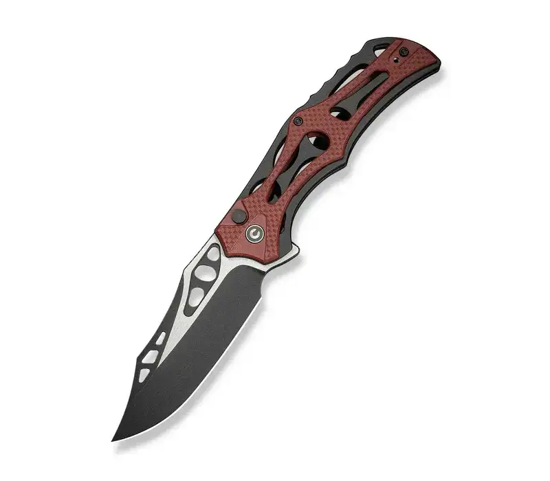 Civivi Biophase, Aluminum & Maroon G10 Handle Nitro-V Steel