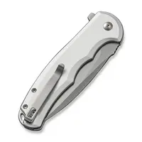 Civivi Praxis Button Lock Flipper, Aluminum Handle, Nitro V