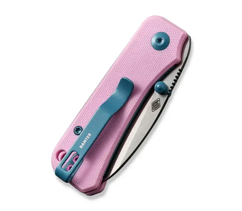 CIVIVI Baby Banter Pink G10 Handle, Nitro-V Steel