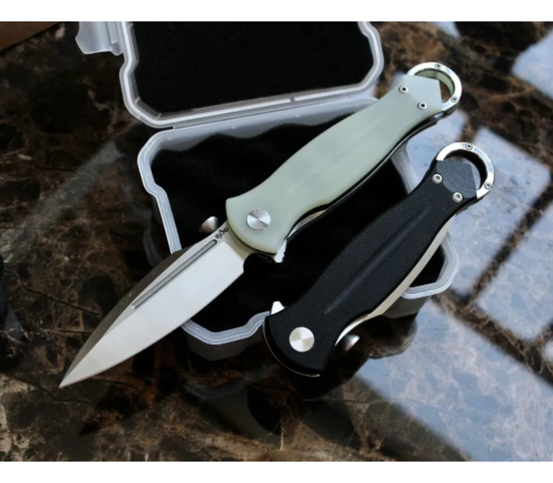 B'yond EDC Kibuga Flipper, D2, Natural G-10