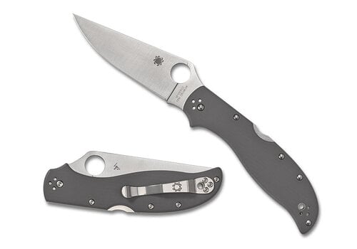 Spyderco Knives Spyderco Stretch 2 XL Gray G10 CPM CRU-WEAR
