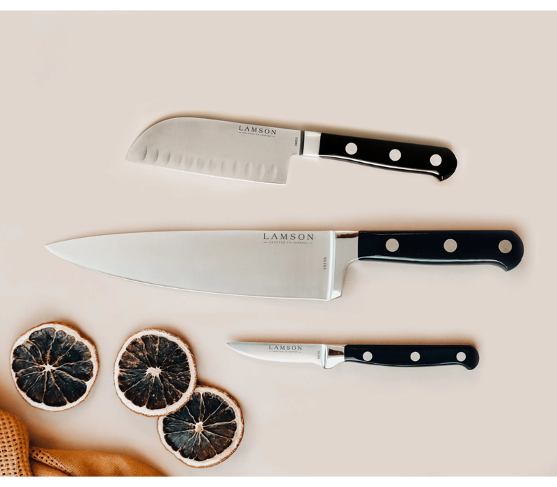 Lamson, Midnight Series 3 Piece Premier Forged Cook’s Set