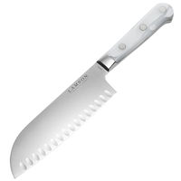Lamson, Ice Series 7″ Premier Forged Santoku Kullenschliff (Granton) Edge