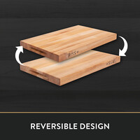 John Boos Reversible Maple Cutting Board 18"x12"x1.5"