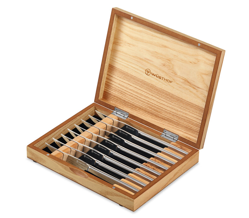 Wusthof Serrated 8 Piece Stainless Mignon Steak Knife Set