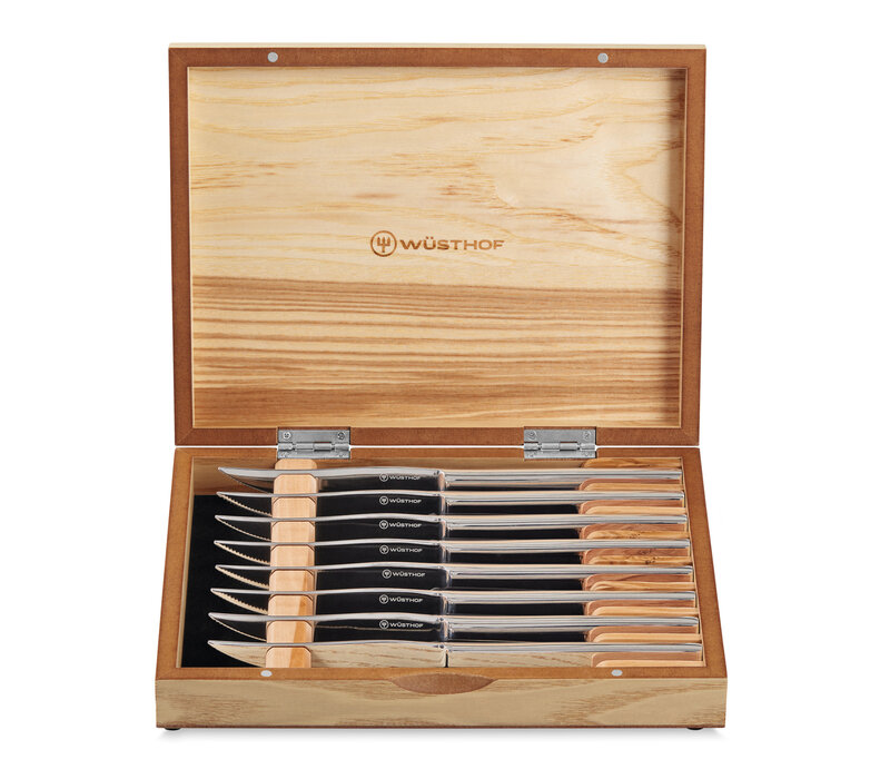 Wusthof Serrated 8 Piece Stainless Mignon Steak Knife Set