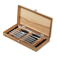 Wusthof 10 PC Serrated Stainless Mignon Steak & Carving Set