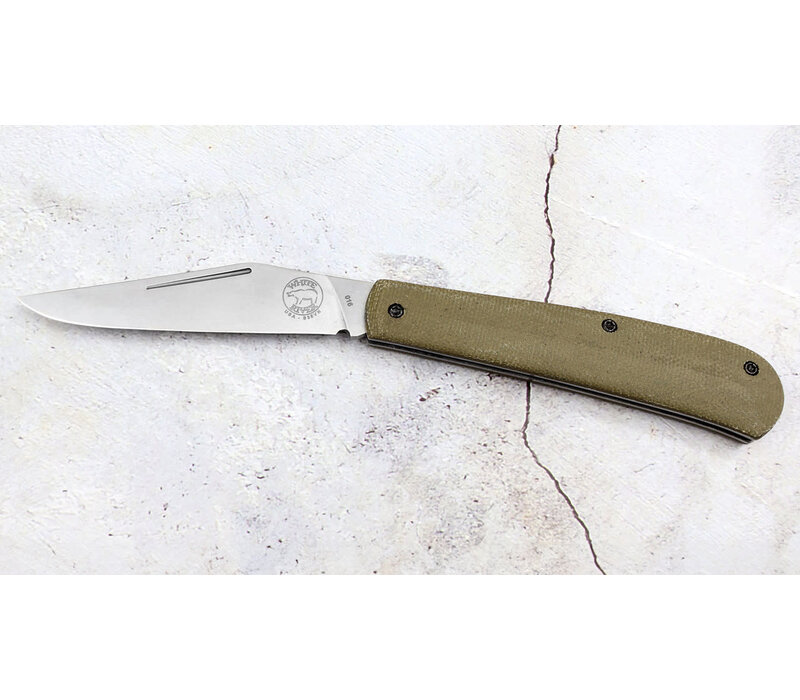 White River, Trailhead Trapper, OD Canvas Micarta S35VN