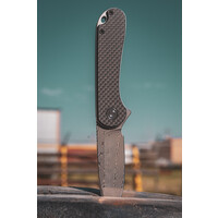 Civivi Elementum Carbon Fiber & G10 Handle, Damascus