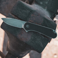 Civivi Elementum Carbon Fiber & G10 Handle, Damascus