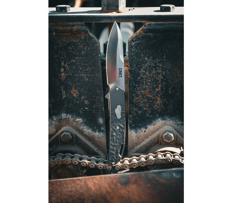 CRKT Bona Fide, Silver Aluminum Handle