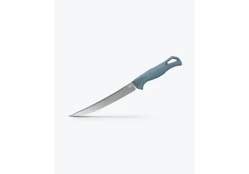 Benchmade Benchmade, Fishcrafter Depth Blue Santoprene 7" Trailing point, CPM Magnacut