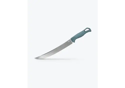 Benchmade Benchmade, Fishcrafter Depth Blue Santoprene 9" Trailing point, CPM Magnacut