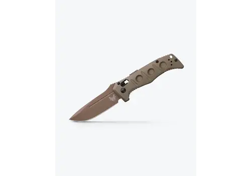 Benchmade (DISCONTINUED) Benchmade, Mini Auto Adamas OD Green G10 Drop Point, CPM Cruwear