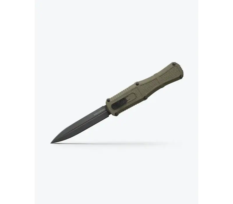(DISCONTINUED) Benchmade, Claymore OTF Ranger Green Grivory Dagger, CPM D2