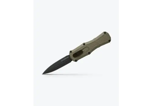 Benchmade Benchmade, Mini Claymore OTF, Ranger Green Grivory Dagger, CPM D2