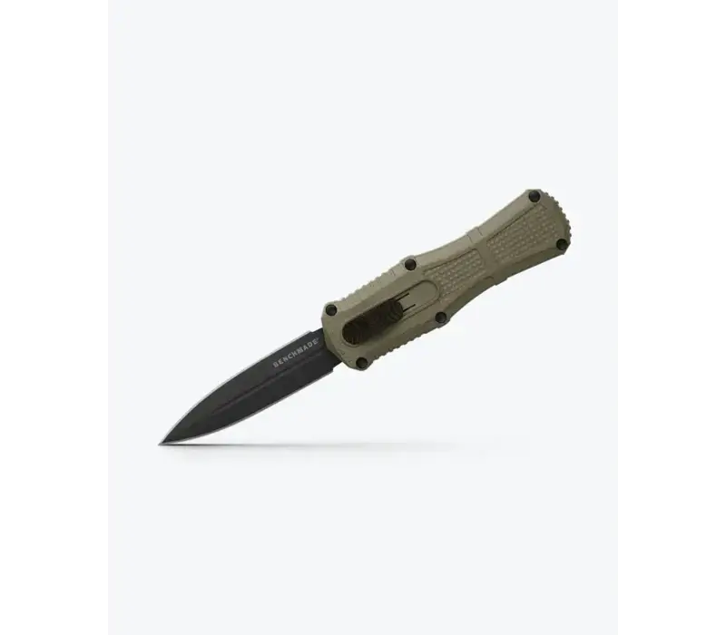 Benchmade, Mini Claymore OTF, Ranger Green Grivory Dagger, CPM D2