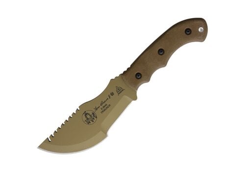 Blueridge Knives Tops Tom Brown Tracker #1 Tan 1095HC
