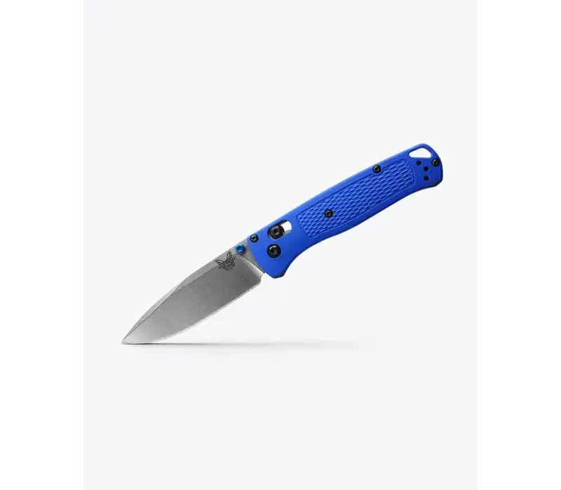 Benchmade Bugout, Blue Grivory, Axis Lock , Drop Point CPM S30V