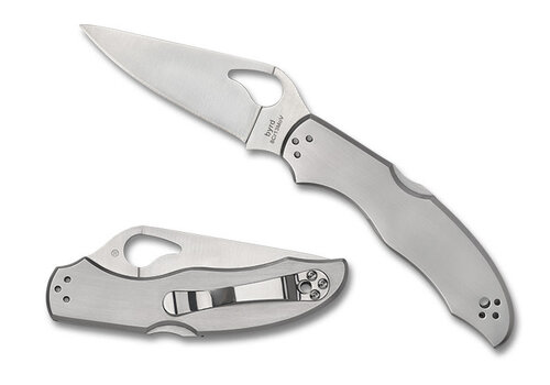 Byrd Knives Spyderco, Byrd Harrier 2 Stainless Handle