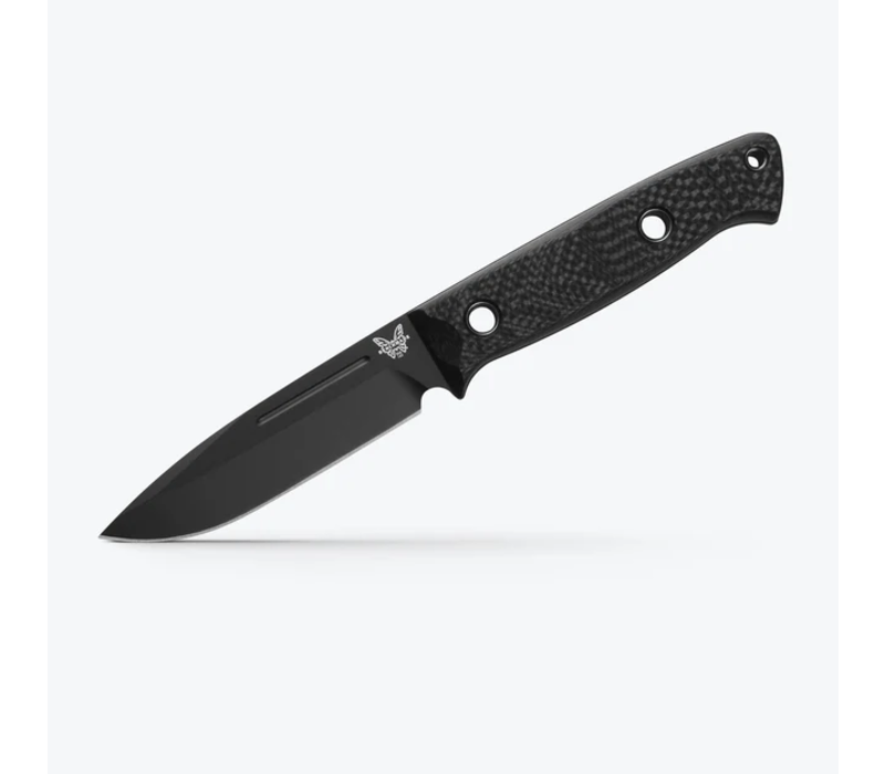 (DISCONTINUED) Benchmade, Bushcrafter CPM CruWear, Carbon Fiber Handle